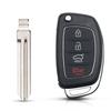 KEYYOU Remote Key Fob 3/4 Buttons Car Key Shell Case Flip Floding For Hyundai New Verna IX35 IX45 Fe HB20 Solaris Key