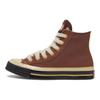 Converse Chuck 70 1970s Soft and Comfortable Versatile Durable High-top Sneakers for Men and Women In Brown