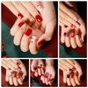 Wearing Nail Art Finished Christmas Series Flat Nail False Nail Nail Patch Nail Patch Removable Nail Patch
