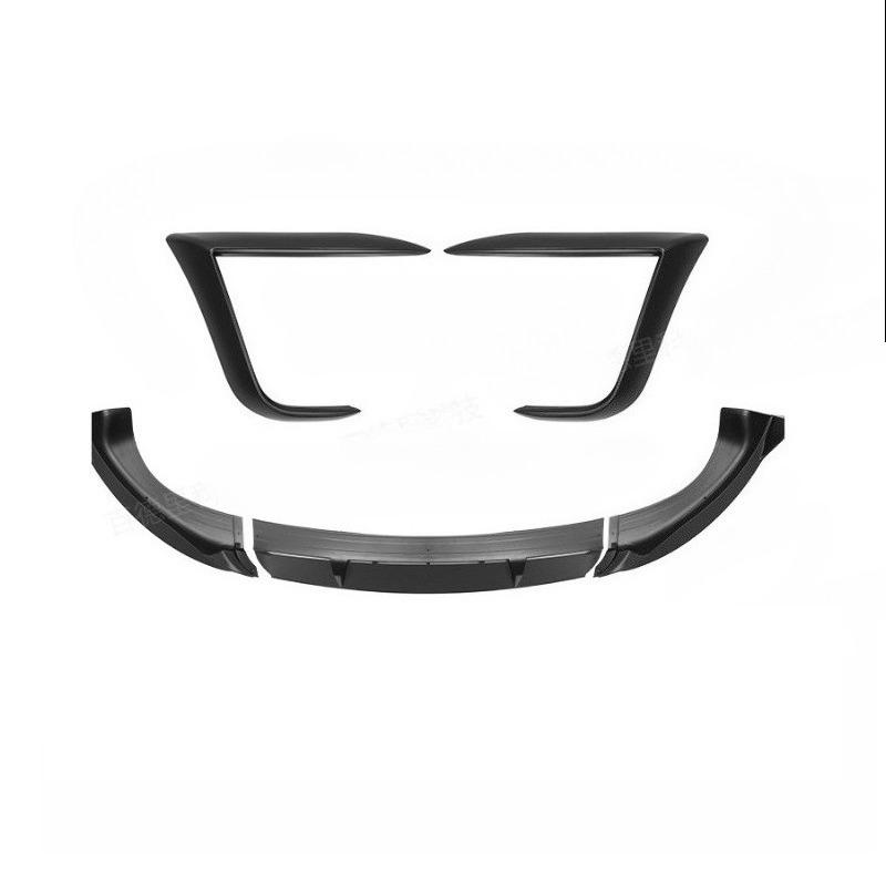 Front Fog Lamp Spoiler for Tesla Model Y Juniper 2025+ Front Bumper Wind Knife Spoiler Trim ABS Car Modification Accessories