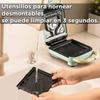 Tostapane Elettrico per Sandwich Macchina per Fare Sandwich per Colazione Waffle Taiyaki Takoyaki Ciambelle Teglia Forno Stampini