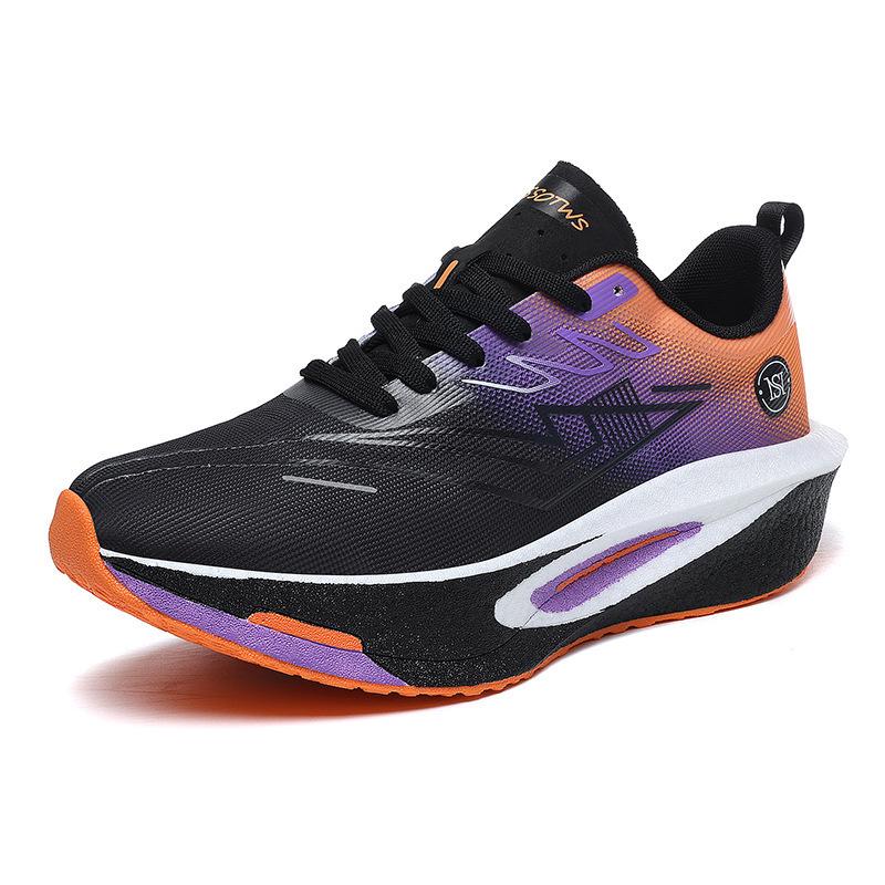 Men s Cross-border Breathable Marathon Running Shoes 42 чёрный