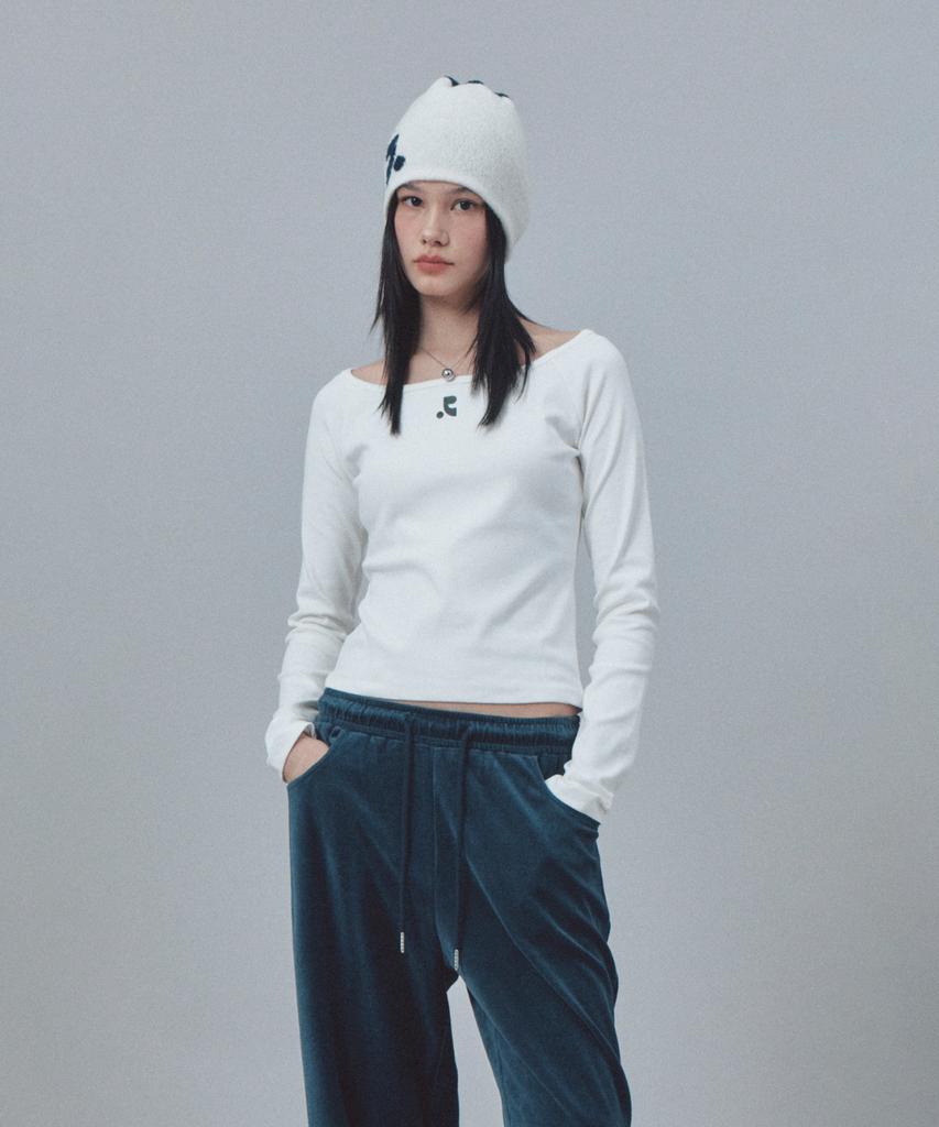 REST&RECREATION Reversible Knit Beanie - Navy