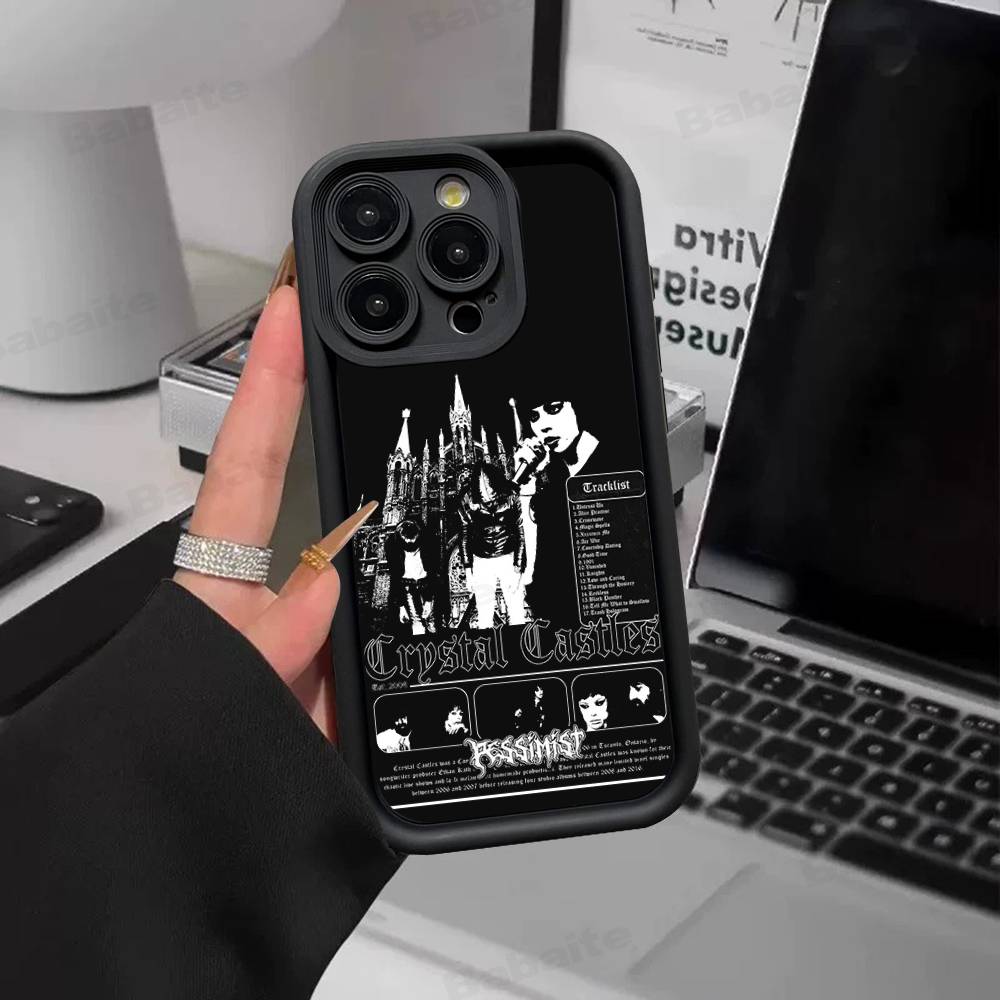 

Электронный Браслет Crystal Castles Чехол для Телефона Для IPhone 17 16 15 14 13 12 11 Pro Max Plus Силиконовый Ударопрочный Чехол iPhone 11