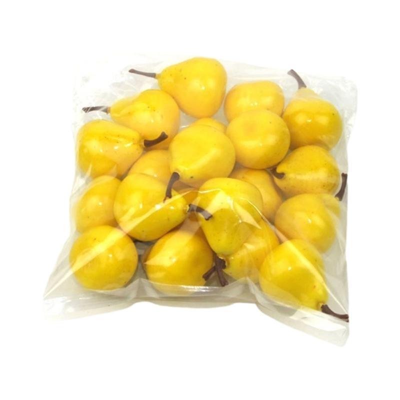 652F 20pcs Artificial Lemon Simulation Vegetable Foam Fruit for Wedding Decor