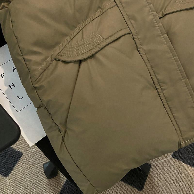 Vest for kvinner Vindtett Oversized Løs Ermeløs Vest Vinter Fortykket Dun Casual Vest