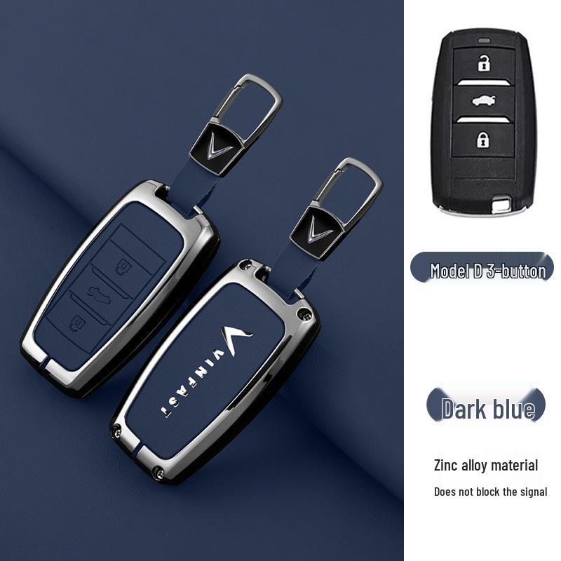VinFast Key Cover & Metal Key Holder for VF5, VF8, and VF3 (Vietnam Edition)