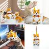 Corgi Cuter Stuffed Plush Pendant With Pp Cotton For Kid Backpack Gift Decor And