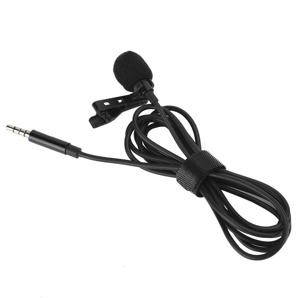 Mobile Phone SLR Camera Lavalier Clipon Microphone Vlog Live Broadcast MIC 3.5mm Plug(Suitable for (3.5mm Headphone