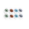 4 Color 8pcs Oval Plastic Eyes For Doll Mask DIY 5mm