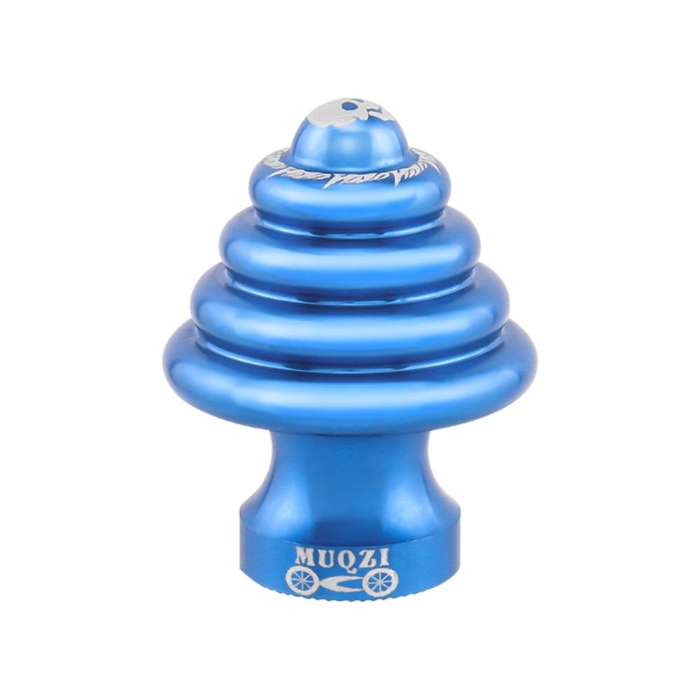 

M5 Bicycle Hub Nut Quick Release Bike Accessories CNC Rear Axle Screw Folding Bike синій