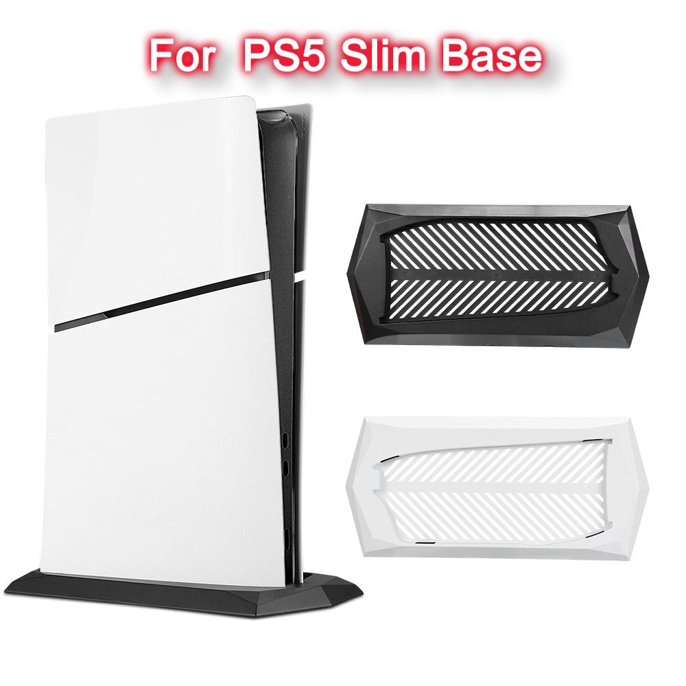 Per Console PS5 Slim Supporto Verticale Base Per Playstation 5 Slim Con Prese d'Aria di Raffreddamento Integrate Supporto Base Piedini Antiscivolo