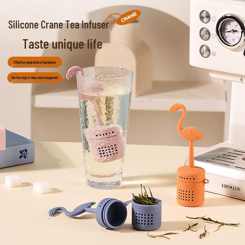 Flamingo Silicone Tea Infuser - Creative Cartoon Tea Brewer & Filter Tool
