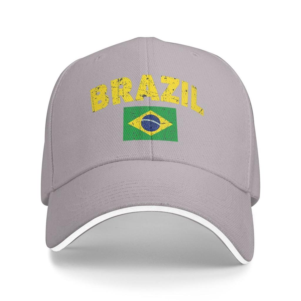 Brazil Soccer Team Football Brazilian Flag Baseball Caps Snapback Baseball Hats Breathable Casual Casquette Outdoor Unisex