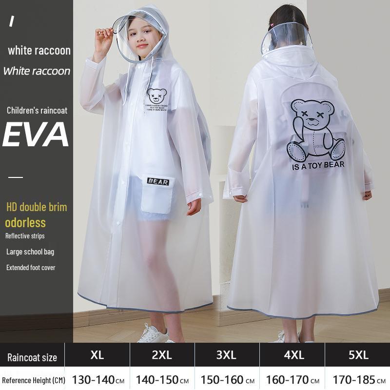 Imperméable intégral pour enfants pour l'école - Garçons et filles