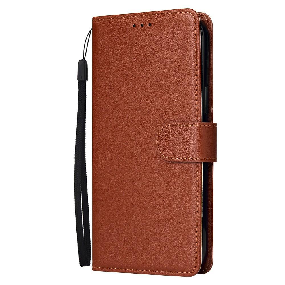 Custodia a Flip in Pelle per iPhone 14Pro/16ProMax con Scomparti per Carte