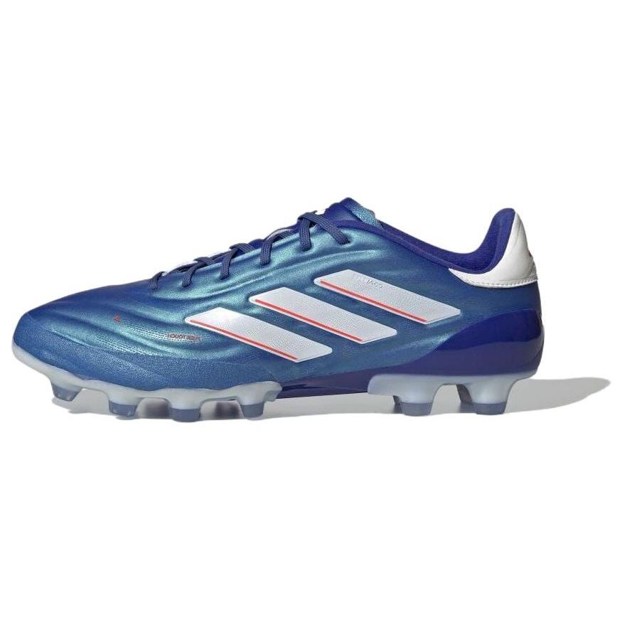 Adidas Copa Pure 2.1 Pure Laced Ag (Rubber Short Studs) Shock Absorption Soccer Shoes Unisex Soccer Shoes Blue IE4902