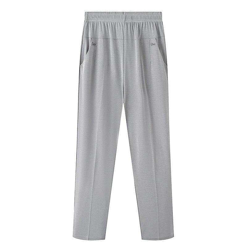 Lady's Wide-Leg Pants Spring/Summer High Waist Loose and Slimming Thin Straight Drooping Cropped Casual Lady's Pants Summer