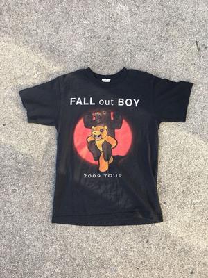 2009 Fall Out Boy Tour Tričko Základní Černé Unisex Tričko Klasické tričko NH20640 Unisex Tričko