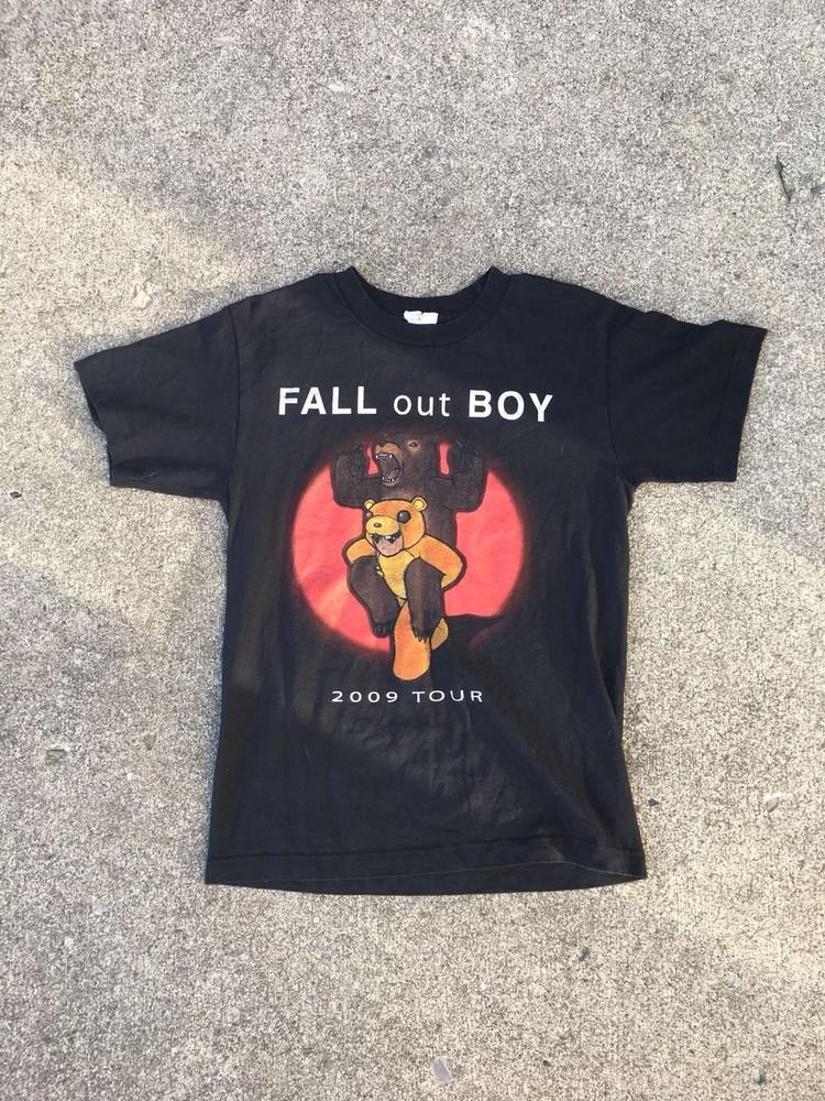 2009 Fall Out Boy Tour Tee Basic Black Unisex T shirt Classic tee NH20640 Unisex T-Shirt XXL