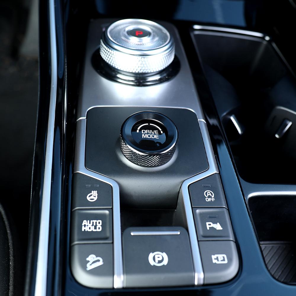 For Kia Sorento MQ4 2026-2026 Accessories Aluminum Central Drive Model Switch Knob Ring Cover Trim  Interior Accessories
