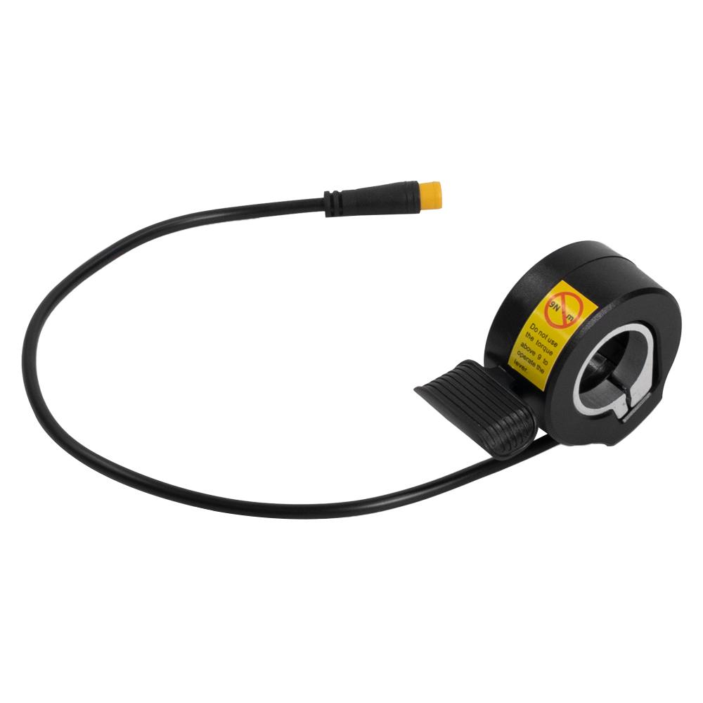 130X Electric Bike Thumb Throttle Accelerator for EBike 12V-72V Throttles 3 Pin Waterproof Speed Control Finger Throttle Grip