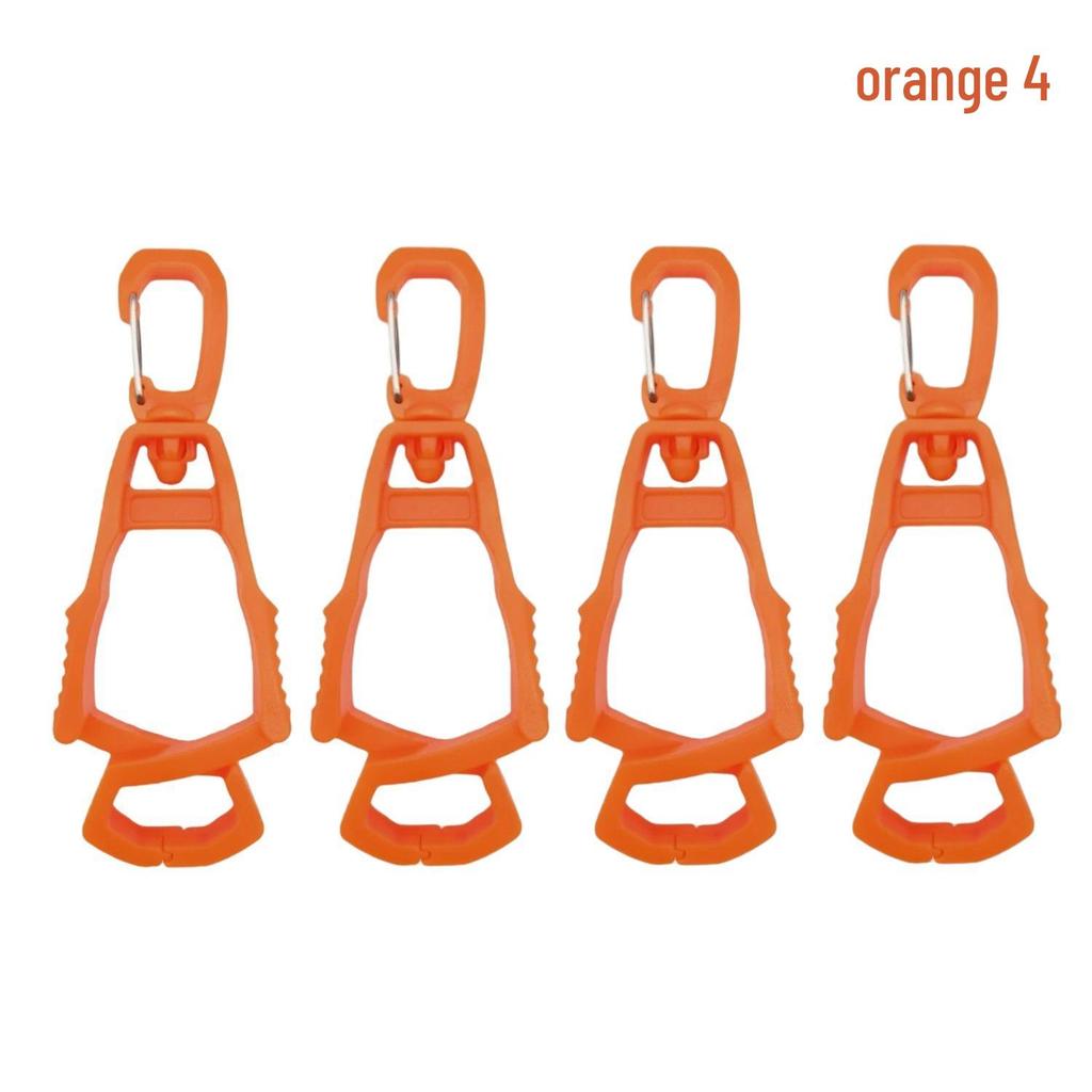 4-Piece Outdoor Anti-Lost Glove & Hat Clips - Multi-Functional Labor Protection Buckles with Free Shipping.
