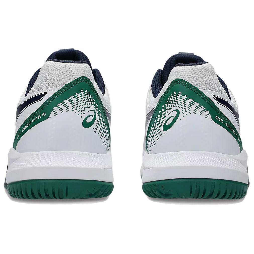 Asics Gel-Dedicate 8 Comfortable Versatile Shock Absorbing Durable Low-Top Tennis Shoes Men Sneakers White Blue 1041A408-105