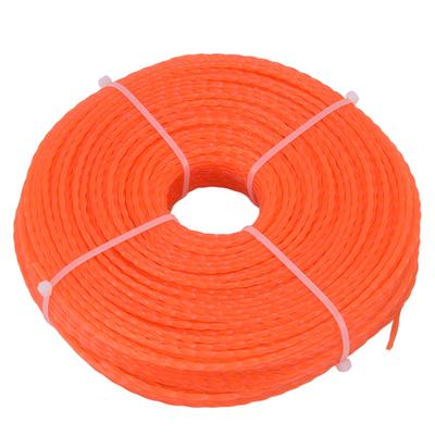 Nylon Trimmer Cord 2.7mm 100m Twist Shape Trimmer Line for Heavy Duty Lawn Mower Cutters