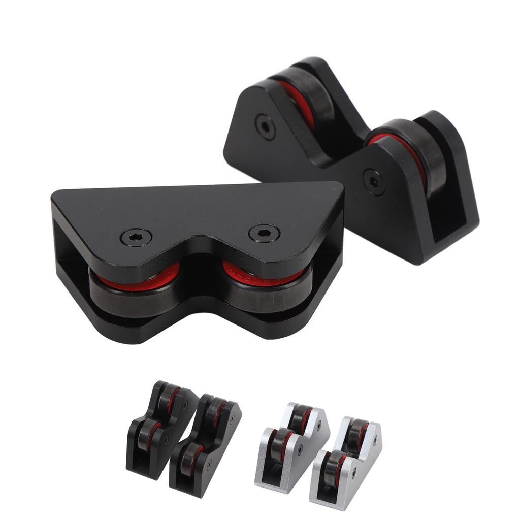 2PCS Billiard Cue Straightness Checker Stainless Steel Pool Cue Stick Shaft Roller Straightness Dete