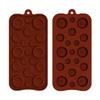 Silicone Animal Button Chocolate Mold Set Baking DIY Cake Decorating Ice Cube Tray