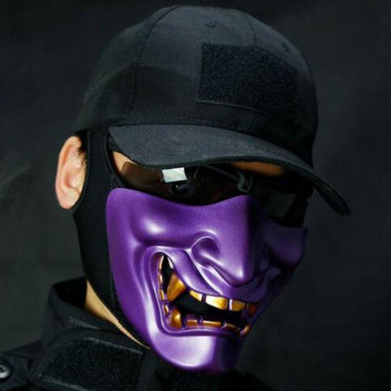 Masquerade Diavolo Samurais Party Mezza Viso Halloween Masquerade Diavolo Samurais Party Mezza Viso Halloween