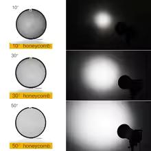 soonpho mb Grid Diffuser 6.7'' 17cm 10 20 30 40 50 60 Degree for Bowens Standard Reflector Photography Studio Flash Light