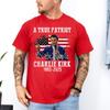 Charlie Kirk T-Shirt 2025 Liebe Amerika Echter Patriot 2025 Rip Gedenk Unisex T-Shirt