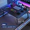 Compact Foldable Bedside Laptop Desk for Dorms - E-Sports Style Carbon Fiber Study Table
