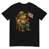 Lustiges Coqui Frosch Puerto Rico Flagge Taino Boricua Hispano T-Shirt