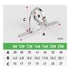 Fishing Rod Guides Fishing Rod Guides Silver Stainless Steel