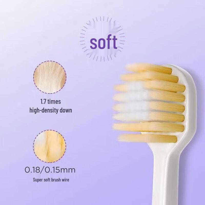 BOP CARES Měkký zubní kartáček se širokou hlavou