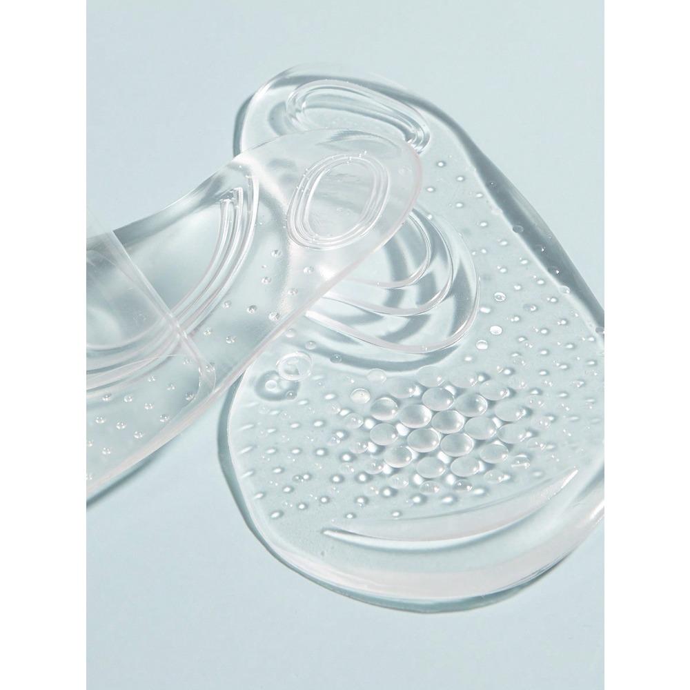 2pcs Self-Adhesive Silicone Arch Forefoot Pad, Half Insert, Non-Slip Pad