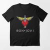 Bon Jovi Trasa 2026 Koszulka Bawełniana Unisex Y2k Letnia Nowa Okrągły Dekolt Krótki Rękaw Hip Hop Oversize Harajuku Koszulka Unisex Prezenty dla Fanów