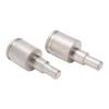 2pcs Amp Input Reducer Adapter 0 Gauge To 4 Gauge High Power Brass Nickel Plated for Car