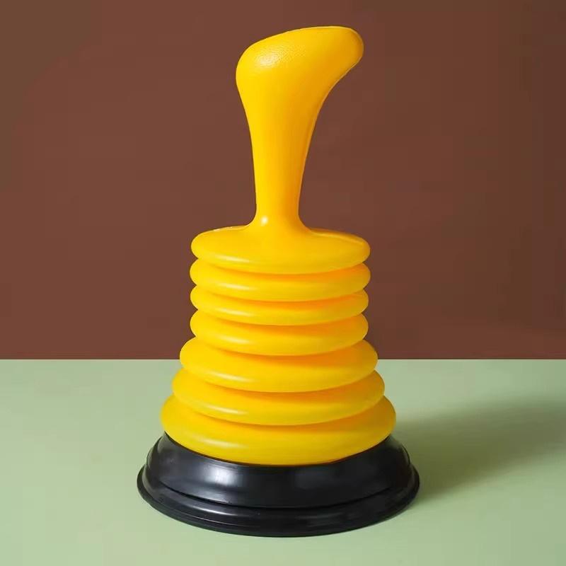 

Press - Type Toilet Plunger – Powerful Suction Cup Drain Cleaner For Pipeline Dredge, Sink & Pipe Cleaning Tool A