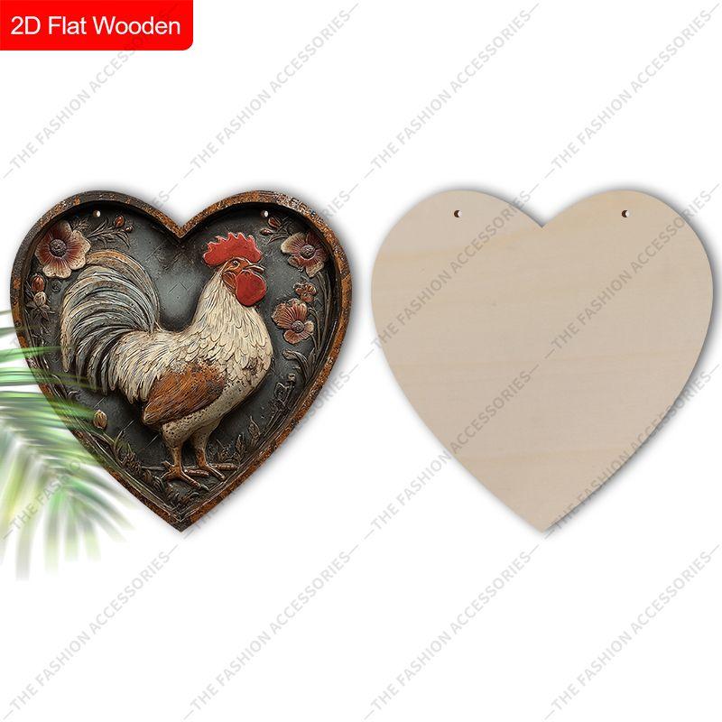 2D Flat Wooden Hanging Decorative Signs, Family Wall or Door Decoration, Garden Decoration, Housewarming Gifts for Friends