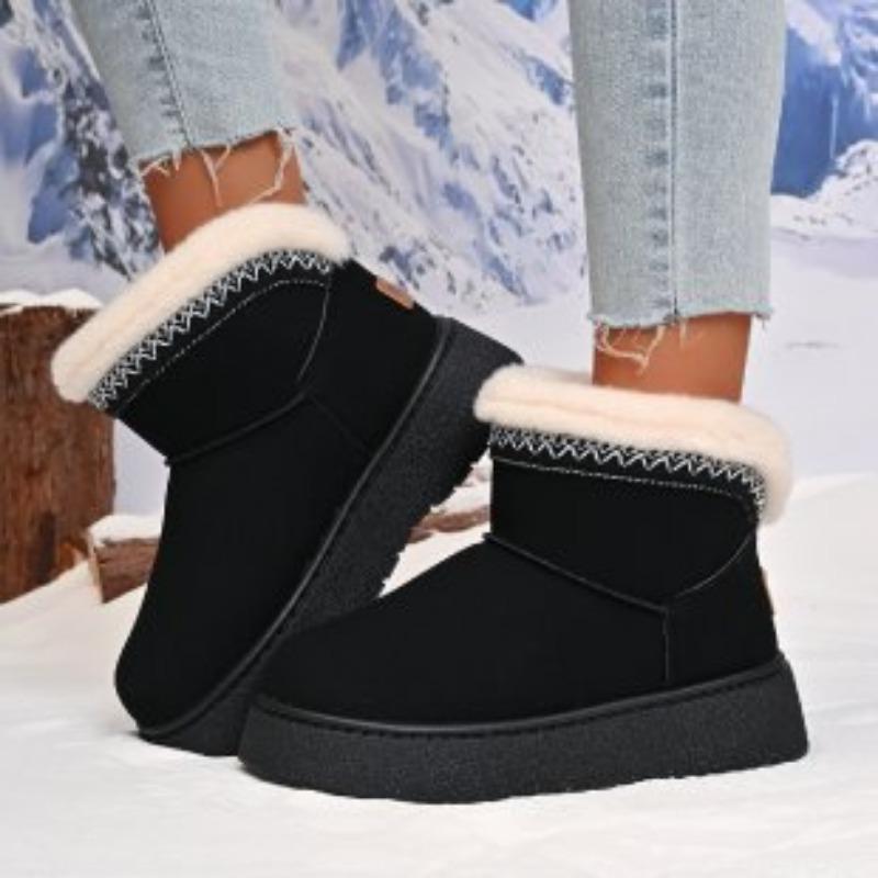 Women's Cushioned High Top Large Size Winter Warm Snow Boots Padded Lining Waterproof Ankle Boots Non-slip Outdoor Hiking Mountaineering Sports Boots