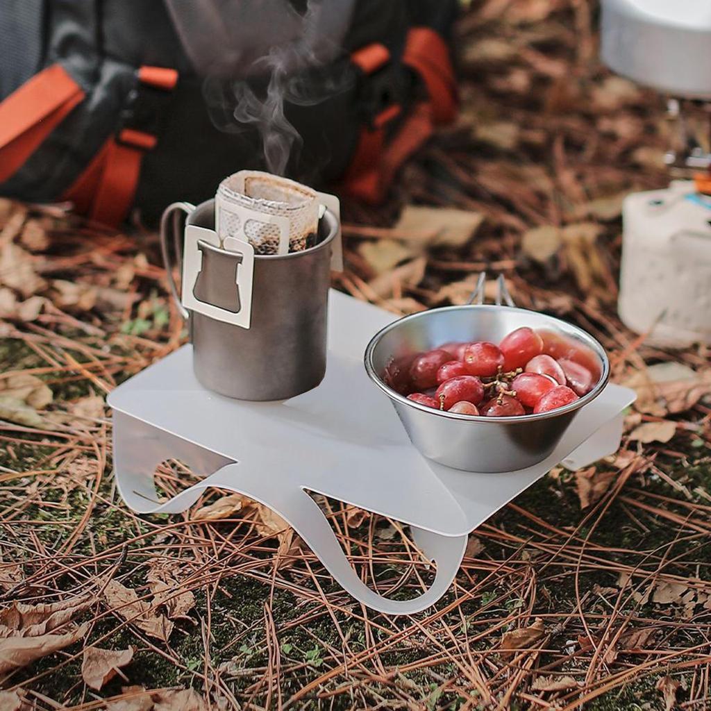 Folding Table Cutting Board Lightweight Outdoor Simple PP Small Dining for Hiking