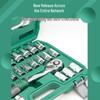 Car Repair Socket Wrench and Ratchet Set - Comprehensive Auto Repair and Maintenance Tool Set