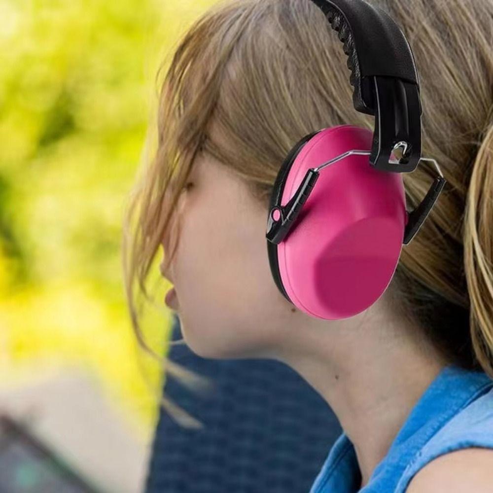 Adjustable Ear Protector Head Mounted Ear Defenders Anti-Noise Earmuffs  Kids Protection