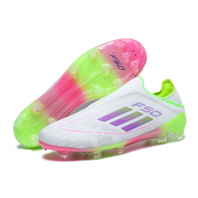 Chaussures de football pour adultes hommes et femmes Chaussures de football pour hommes à tige basse TF crampons courts AG crampons longs Chaussures de football pour l'entraînement en compétition