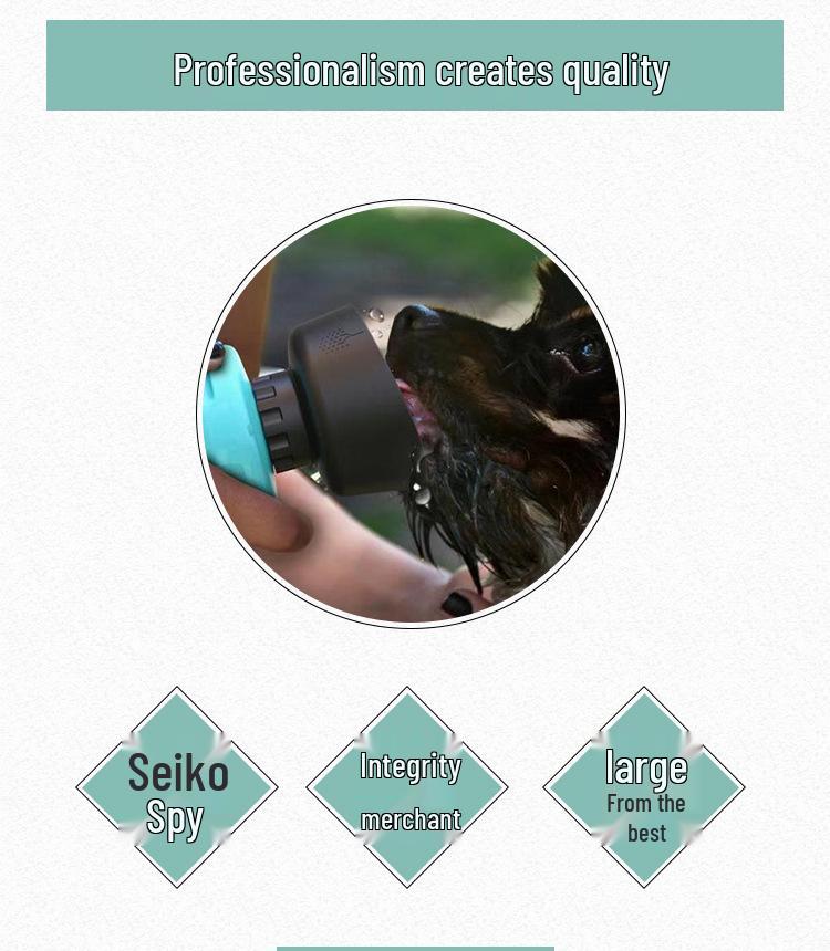 Enhanced Portable Pet Travel Cup: Squeeze-Style Water Bottle for Cats & Dogs