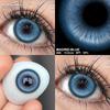 Eyeshare 2pcs Cosplay Gray Contact Lenses Cos Ex Machina Accessories Anime Role Playing Makeup Lens Red Crazy Softlens